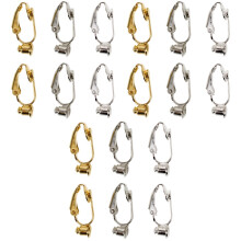 18St Metalen Oorclips Voor -Doorschoten Oren DIY Sieraden Basis