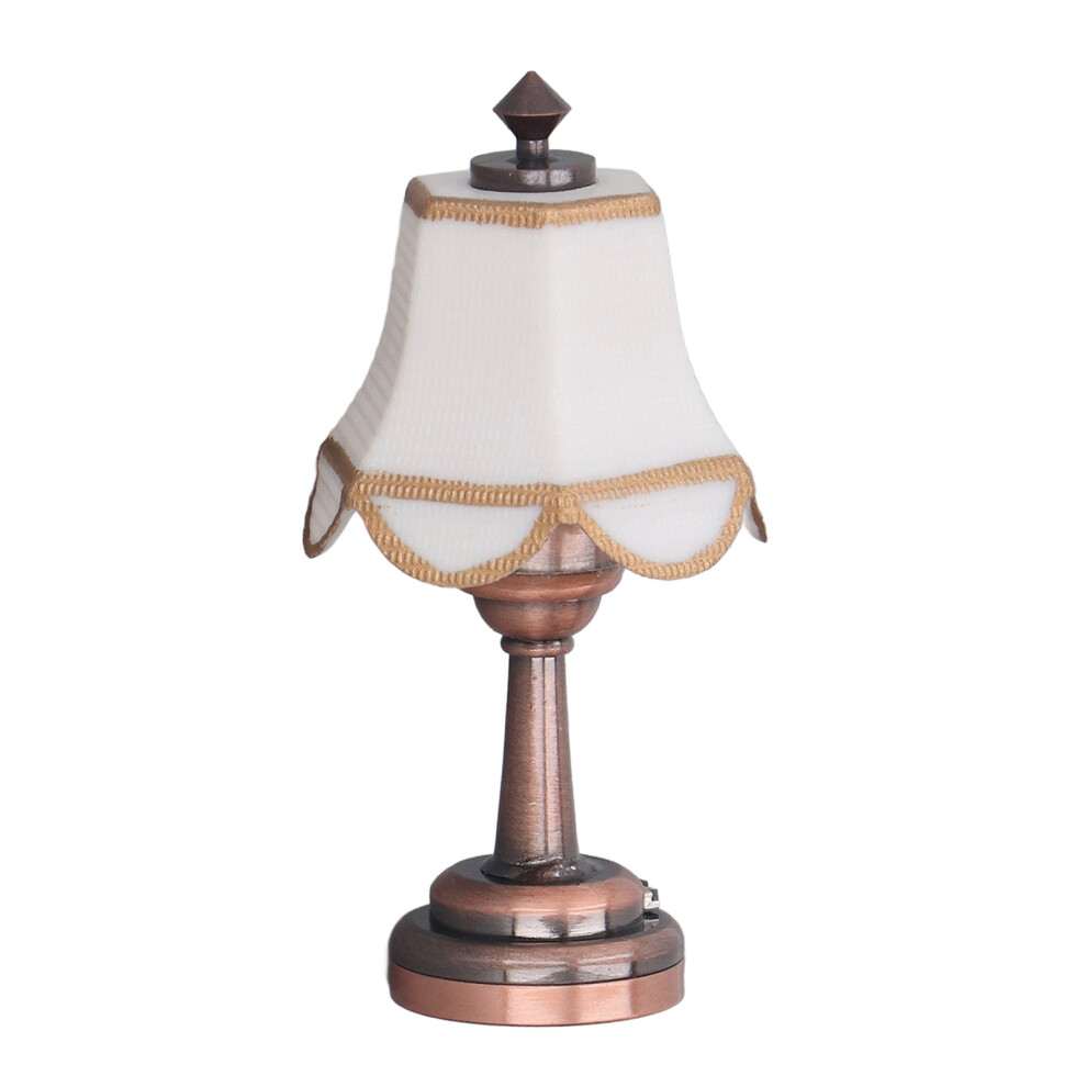 Doll House Accessories Miniature Doll House Table Lamp1 12Scale Fine Workmanship Compact Design For Dollhouse Use With Multi Purpose Decoration