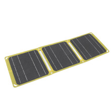 21W Portable Waterproof Solar Panel with Dual USB & Type-C for Camping