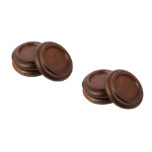 6Pièces Tampons Bois Piano Marron Amortisseurs Pieds Sols