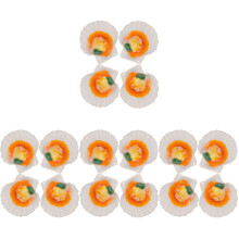 16Pièces Modèles Alimentaires En PVC Pour Décor Photo