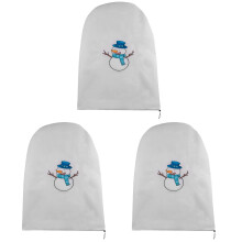 3Pcs Flexible Plant Covers for Freeze Protection in Colorful Design