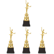 4Pièces Trophées Danse Ballet Dorés Pour Remise