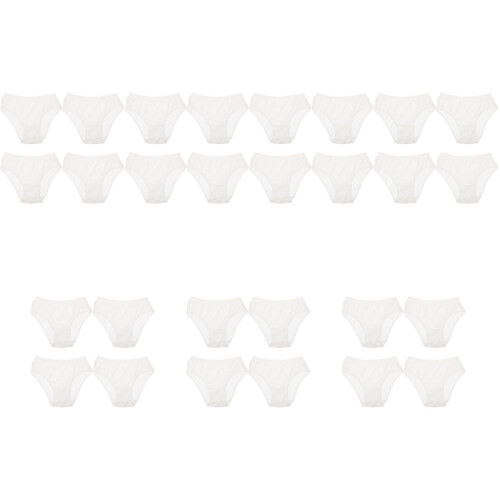 28Pcs White Disposable Postpartum Underwear Breathable Flexible Pants 2