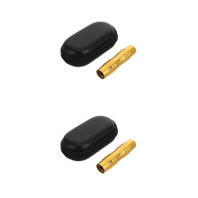 2Sets Gouden St Mic Adapter Met 3-Pins Xlr Voor Heldere Studio-Opnames