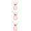 3Pièces Flacon Pendentif En Fluorite Rose, Et 8