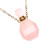3Pièces Flacon Pendentif En Fluorite Rose, Et 10