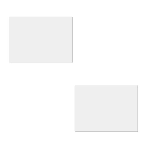 2Pièces Plaques Transparentes De Découpe Embossage Pour Bricolage 2