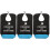 3Pcs Black Folding Adult Bibs Adjustable Comfortable Elderly Aprons 3