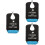 3Pcs Black Folding Adult Bibs Adjustable Comfortable Elderly Aprons 5
