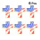 18St Creatieve Amerikaanse Broches Multi Stijlvol Geschenk 11