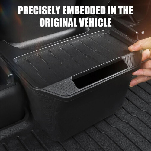 Rücksitzmittelkonsole Organizer für Tesla Model Y mit Memory-Schaum Deckel 2