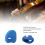 2 Pcs Silicone Violin Viola Bow Grip Corrector Soft Reusable Teaching Aid Blue 5