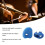 2 Pcs Silicone Violin Viola Bow Grip Corrector Soft Reusable Teaching Aid Blue 4
