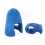 2 Pcs Silicone Violin Viola Bow Grip Corrector Soft Reusable Teaching Aid Blue 8