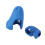 2 Pcs Silicone Violin Viola Bow Grip Corrector Soft Reusable Teaching Aid Blue 7