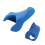 2 Pcs Silicone Violin Viola Bow Grip Corrector Soft Reusable Teaching Aid Blue 9