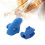 2 Pcs Silicone Violin Viola Bow Grip Corrector Soft Reusable Teaching Aid Blue 14
