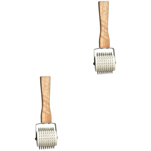 2Stk Imkerroller Holzgriff Robust Und Rostfrei 2