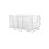 2St Cd Storage Box Transparant Stevig Plastic Met Modern Design 2