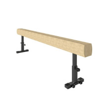 7.5ft Adjustable Balance Beam, Gymnastics Beam with Wheels, Gymnastics Equipment for 6+ Years Old Training
