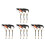 12Pièces Saxophone Cuir Réglable Confort Assortiment Cou 1