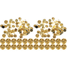 100Sets DIY Pin Halter Gold Für Badge Schmuck Reversnadel
