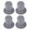 50PCS Silicone Hex Screw Protective Caps M16 40mm Waterproof Dustproof 1