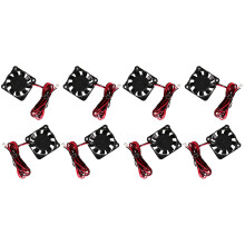 8St Zwarte Industriële Radiatorventilator Krachtige Koeling 3D Printer