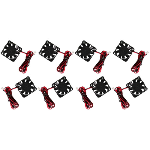 8St Zwarte Industriële Radiatorventilator Krachtige Koeling 3D Printer