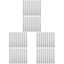54Pièces Bracelets Blanks Courbés Argentés Idéal Gravure Estampage