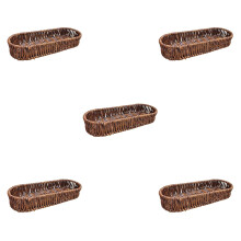 5Stk Wicker Look Plastik Mit Deckel Für