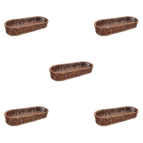 5Stk Wicker Look Plastik Mit Deckel Für