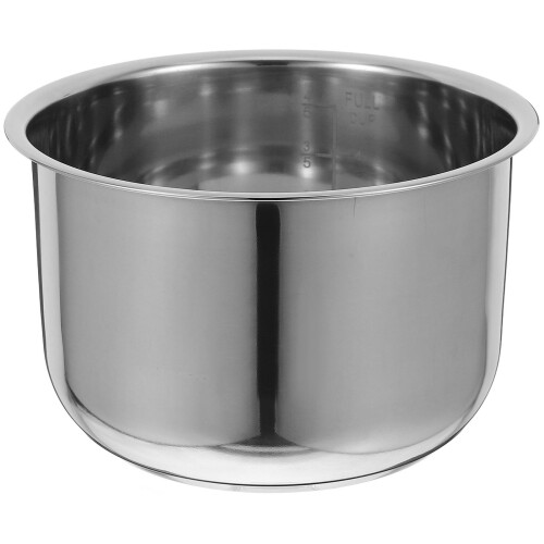 3Pièces Batterie Cuisson Acier Argent Pot Multi-Usage Cuiseur