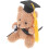 2Pièces Ours Mini Peluche Noir Décor Bouquet Maison 2