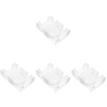 4Pièces Organiseur Cartes Plastique Transparent Grande Capacité
