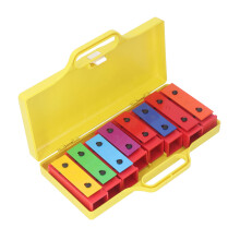 Colorful Resonator Bells Set with Case & Percussion Mallet for Kids & Adults