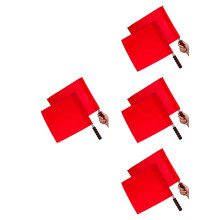 8Pièces Drapeaux D'arbitre Effet Visuel Fort Pour Jeux Matchs