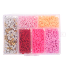 1Ensemble Perles Argile Rose Pour Bracelets DIY Cadeau Enfants
