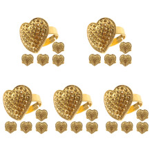 25Pièces Anneaux-Couvre-Doigts Dorés Professionnels Pour Couture