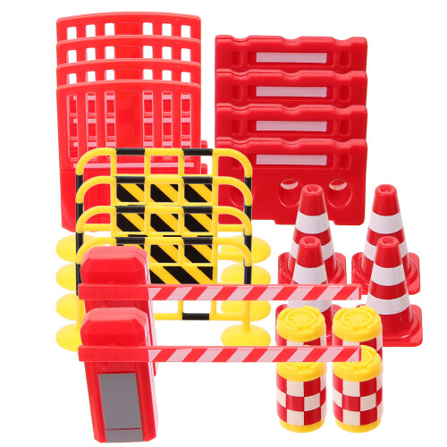 3Ensembles Barricades Miniatures Multicolores Jeu Panneaux 2