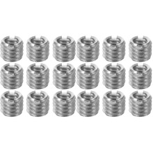 20Pièces Adaptateurs Vis En Acier Inoxydable Argentés Pour Micro