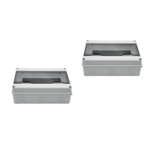 2Pièces Boîtier Disjoncteur Extérieur Étanche Multi