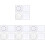 4Sets Portable Transparent Geometric Drafting Rulers for School Use 1