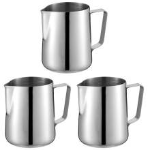 3Pièces Coupes À Lait En Acier Bec Tire- Pour Usage Café