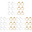 18Paires Clip Oreilles Couleurs Perçage 1