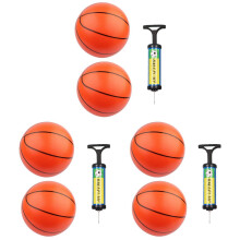 9Pièces Jouet Basket Gonflable Orange En PVC Pour Enfants