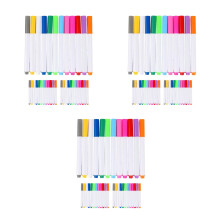 108Pièces Marqueurs Fluorescents Liquide 12 Couleurs Pour Verre