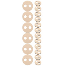 18Pièces Positionneur De En Bois Beige Pour Bougies DIY Durable