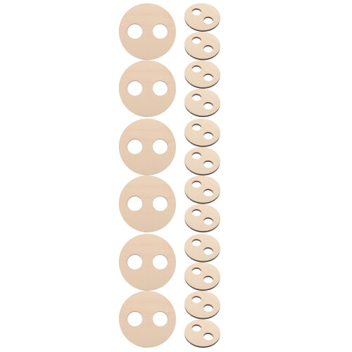 18Pièces Positionneur De En Bois Beige Pour Bougies DIY Durable
